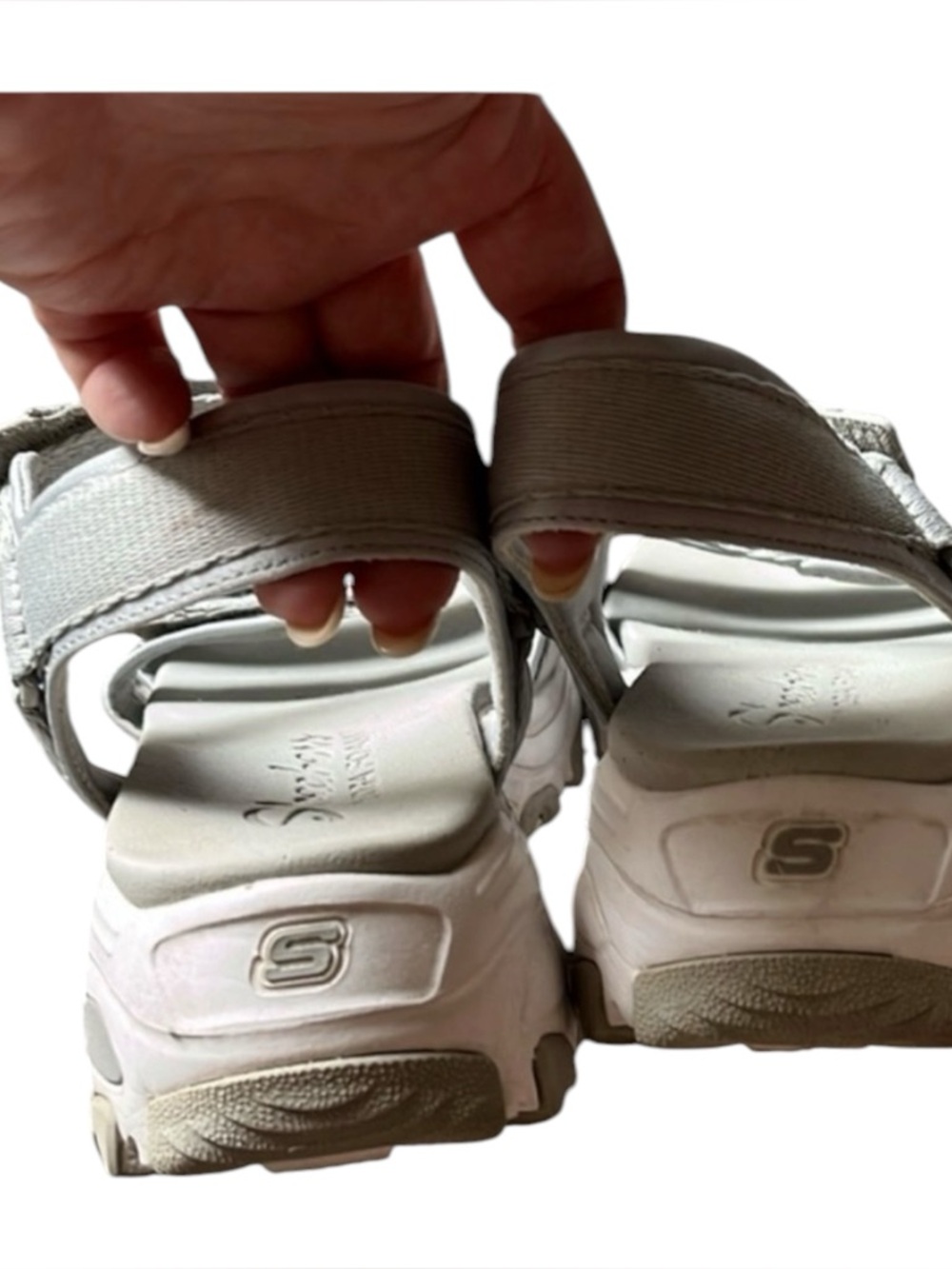 Skechers Grey   Athletic Shoes Comfortable Supportive Design - Picture 4 of 5